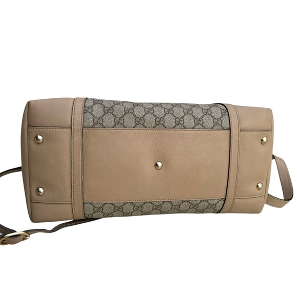 GUCCI GG Supreme Large Nice Dome Satchel - Picture 12 of 17